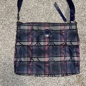 Coach Tartan Plaid Crossbody Purse Handbag Limited Edition Bag